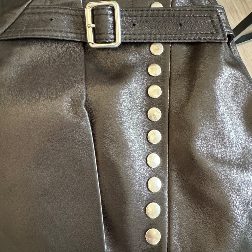 Leather Skirt - Picture 3 of 7